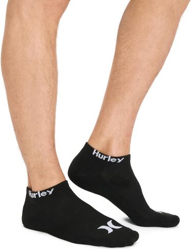 Hurley Men's 8 Pack Sport Cushioned Low Cut Socks in Saudi Arabia