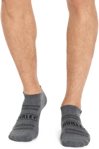 Hurley Men's 8 Pack Sport Cushioned Low Cut Socks in Kuwait