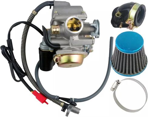 150cc مكربن للمحركات GY6 4 -Stroke - متوافقة مع 125cc ، 150cc ، 152QMJ ، 157QMI ، PD24J دراجة نارية ، سكوتر ، ATV ، GO KART ، GY6 150CC الأداء in Kuwait