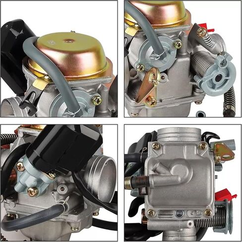 150cc مكربن للمحركات GY6 4 -Stroke - متوافقة مع 125cc ، 150cc ، 152QMJ ، 157QMI ، PD24J دراجة نارية ، سكوتر ، ATV ، GO KART ، GY6 150CC الأداء in Kuwait
