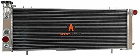 Alloyworks Full Aluminium Chaiator لعام 1991 1992 1993 1994 1995 1996 1997 1998 1999 1999 2000 2001 Jeep Cherokee XJ / 1991 1992 Jeep Comanche 2.5L 4.0L L4 L6 Engine Pro in Saudi Arabia