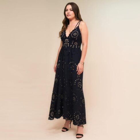 Ypser Eyelet Beach Maxi Skirt A-Line Hollow Out Out Long Skirt Cover Up for Swimsuits 2025 in Saudi Arabia