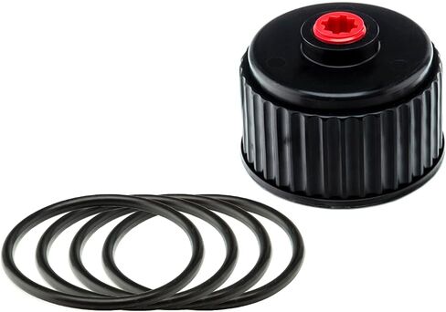 VP Racing Fuels 3042 Utility Jug Cap (1 Pack) and 3043B Replacement O-Ring (4 Pack) - Fits VP Racing Fuels Utility Jugs, Motorsport and Sportsman Containers in Saudi Arabia
