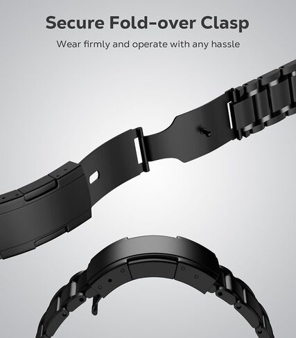 MoKo Titanium Band Compatible with Apple Watch Band 49mm 46mm 45mm 44mm 42mm iWatch Ultra2 Ultra SE 2 SE Series 10 9 8 7 6 5 4 3 2 1,Titanium Replacement Watch Band with Folding Clasp in Saudi Arabia