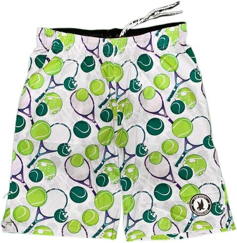 Flow Society Mens White Tennis Flow Short - 7" in Kuwait