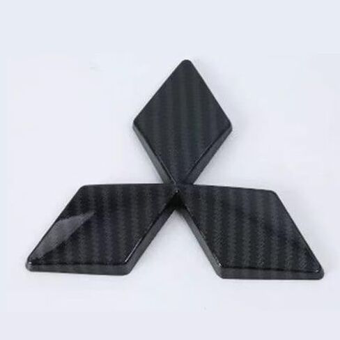 Car Emblem for Mitsubishi Outlander 2016-2021, Metal SUV Vehicle Specific Decorative Emblem, Black in Saudi Arabia