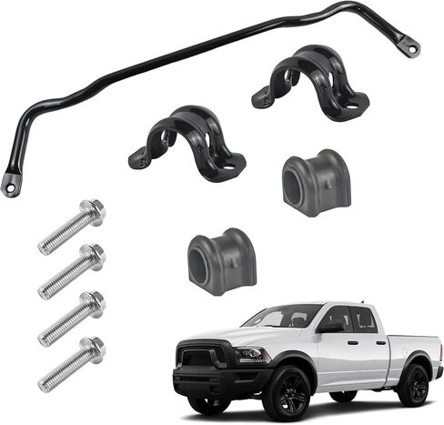 4WD Front Suspension Stabilizer Bar Compatible with 2009-2010 Dodge Ram 1500 2011-2018 Ram 1500 2019-2022 Ram 1500 Classic Replaces# 55398938AC in Saudi Arabia