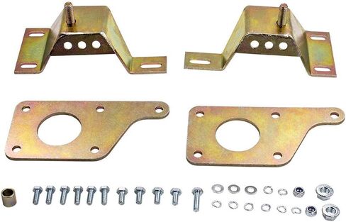 MaxPeedingRods محرك محول محول لوحات محرك الصلبة لفورد موستانج 1979-2004 W/4.8L 5.3L 6.0L ل LSX LS1 LS2 LS3 LS6 LS7 LS9 G-M كتل in Saudi Arabia