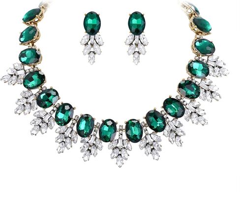 أزياء الإيمان من أي وقت مضى كريستال marquise بيان المجوهرات مجموعة مجوهر in Kuwait
