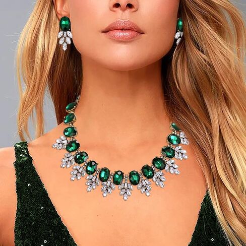 أزياء الإيمان من أي وقت مضى كريستال marquise بيان المجوهرات مجموعة مجوهر in Kuwait