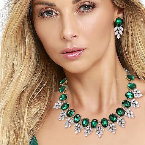 أزياء الإيمان من أي وقت مضى كريستال marquise بيان المجوهرات مجموعة مجوهر in Kuwait