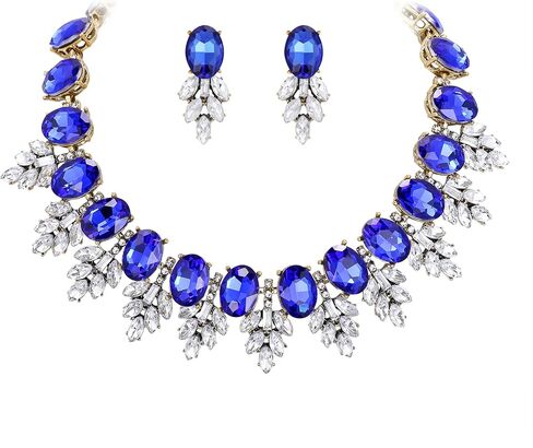 أزياء الإيمان من أي وقت مضى كريستال marquise بيان المجوهرات مجموعة مجوهر in Kuwait