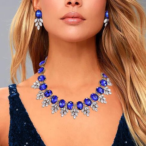 أزياء الإيمان من أي وقت مضى كريستال marquise بيان المجوهرات مجموعة مجوهر in Kuwait