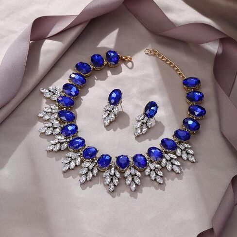 أزياء الإيمان من أي وقت مضى كريستال marquise بيان المجوهرات مجموعة مجوهر in Kuwait