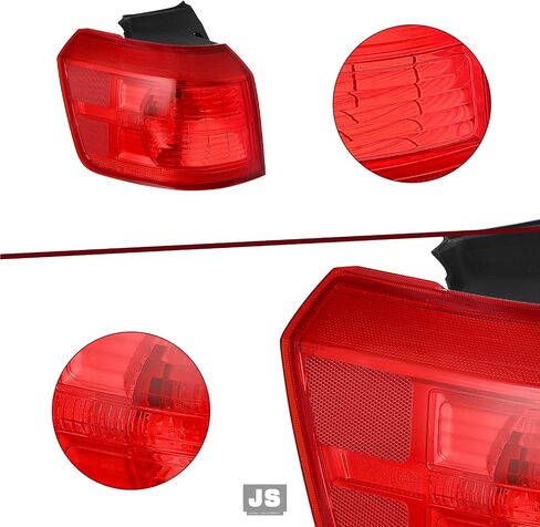 JSBOYAT Halogen Tail Light Fits for 2010-2017 GMC Terrain SL/SLE/SLT Outer Rear Light Taillight Assembly OE Direct Replacement Brake Tail Lamp w/Bulb LH Left Driver Side in Saudi Arabia