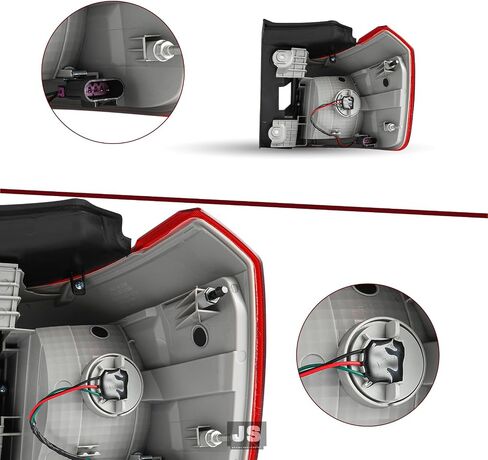 JSBOYAT Halogen Tail Light Fits for 2010-2017 GMC Terrain SL/SLE/SLT Outer Rear Light Taillight Assembly OE Direct Replacement Brake Tail Lamp w/Bulb LH Left Driver Side in Saudi Arabia