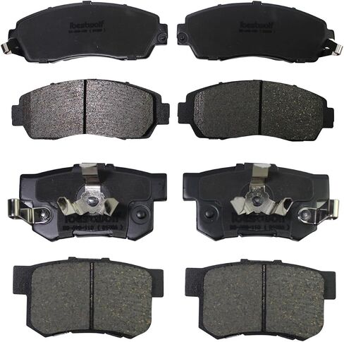 Front and Rear Brake Ceramic Pads for 2010-2012 Acura RDX for 2007-2011 Honda CR-V, Disc Brake Pad Replacement P-1089 P-1086 in Saudi Arabia