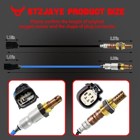 4pcs مستشعر Oxygen O2 234-5038 234-4490 ، مستشعرات استبدال السيارات 02 متوافقة مع Ford/Explorer F150/Mustang/Edge/Escap in Saudi Arabia