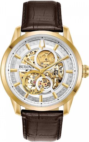 Bulova Automatic Sutton trendy time watch code 97A138, Strap in Saudi Arabia