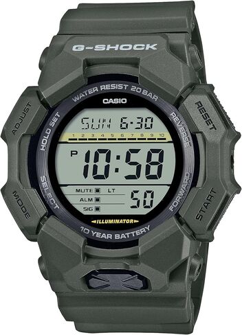 Casio G-Shock Olive Green Digital 10 Year Battery Watch GD-010-3 in Saudi Arabia