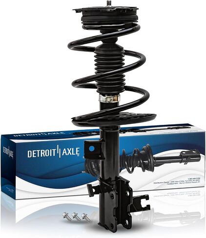 Detroit Axle - Front Right Strut w/Coil Spring for 2013-2018 Nissan Altima, Passenger Side 2014 2015 2016 2017 Replacement Suspension Quick Install Ready Strut Shock Assembly in Saudi Arabia