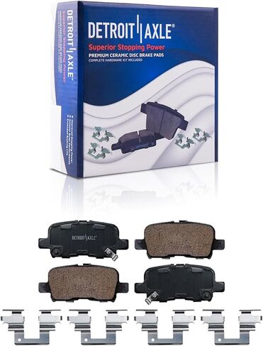 Detroit Axle - مجموعة الفرامل الخلفية لـ 02-04 Honda Odyssey Discy Brake Rotors 2002 2003 2004 استبدال فرامل السيراميك in Saudi Arabia
