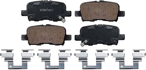 Detroit Axle - مجموعة الفرامل الخلفية لـ 02-04 Honda Odyssey Discy Brake Rotors 2002 2003 2004 استبدال فرامل السيراميك in Saudi Arabia