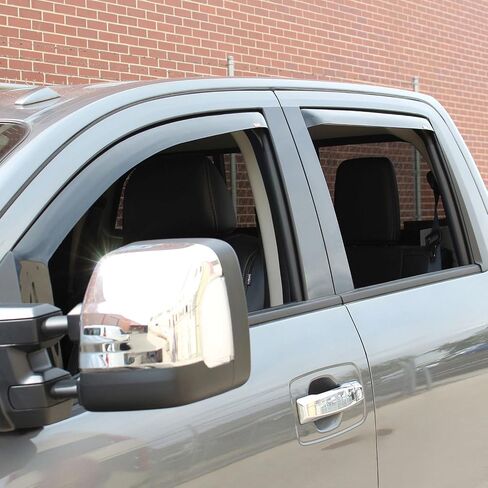 WESTIN 72-69483 in-Channel Wind Deflector 4pc fits 2016-2024 Titan/Titan XD Crew Cab in Saudi Arabia