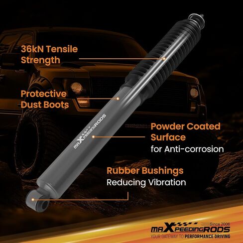 maXpeedingrods Front Shock Absorbers for Jeep Wrangler JK 4WD RWD 2007-2017, G1 Version in Saudi Arabia
