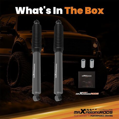 maXpeedingrods Front Shock Absorbers for Jeep Wrangler JK 4WD RWD 2007-2017, G1 Version in Saudi Arabia