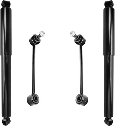 Detroit Axle - Rear Shock Absorbers Assembly Sway Bar End Links Replacement for 2005-2010 Jeep Grand Cherokee Commander - 4pc Set in Saudi Arabia