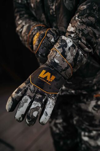 Muddy Outdoors Men's TRX Waterproof Insulated Gloves Mossy Oak Bottomland Large in Kuwait