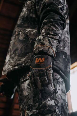 Muddy Outdoors Men's TRX Waterproof Insulated Gloves Mossy Oak Bottomland Large in Kuwait