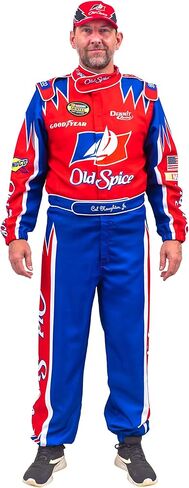 Cal Naughton Driver Deluxe FireSuit Phemsuit و Hat Halloween Costume Cosplay in Saudi Arabia