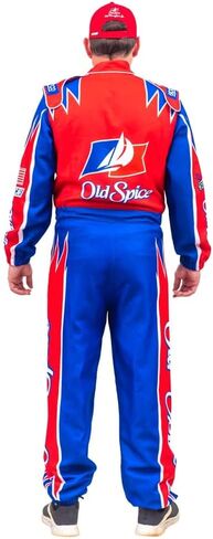 Cal Naughton Driver Deluxe FireSuit Phemsuit و Hat Halloween Costume Cosplay in Saudi Arabia