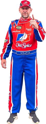 Cal Naughton Driver Deluxe FireSuit Phemsuit و Hat Halloween Costume Cosplay in Saudi Arabia