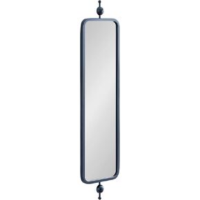 Kate and Laurel Kasota Traditional Slim Panel Wall Mirror, 9 x 36, Navy Blue, Vintage Tall Mirror for Use as Versatile Entryway or Bedroom Wall Decor in Kuwait