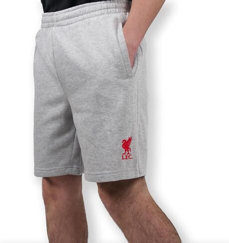 Liverpool FC Official Soccer Gift Mens Fleece Jogger Shorts in Saudi Arabia