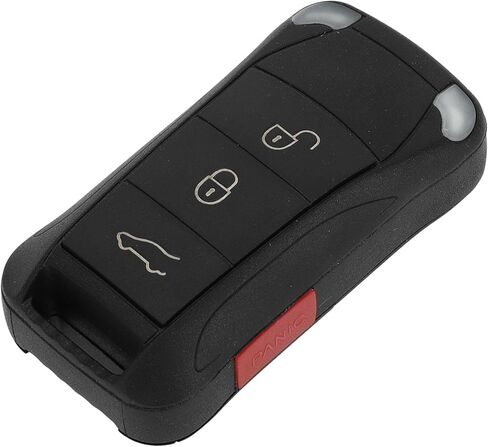 X AutoHaux Key Shell Case Entry Entry Key Remote Key FOB CASE PORSCHE CAYENNE 2005-2006 PORSCHE CAYENNE 2008-2011 4 Buttons KR55WK45022 in Kuwait