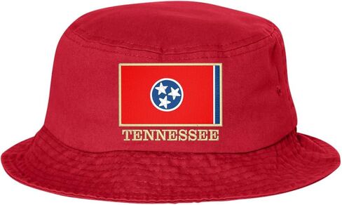 Go All Out Tennessee Flag with Classy Gold Trim Bucket Ponytail Visor Embroidered Cap Dad Hat in Saudi Arabia