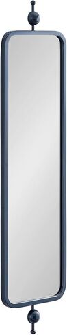 Kate and Laurel Kasota Mirt Traditional Slim Panel Gall Mirror ، 9 × 36 ، الأزرق البحري ، مرآة طويلة الطول لاستخدامها كدخول متعدد الاستخدامات أو جدار غرفة نوم in Saudi Arabia