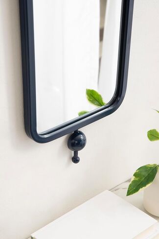 Kate and Laurel Kasota Mirt Traditional Slim Panel Gall Mirror ، 9 × 36 ، الأزرق البحري ، مرآة طويلة الطول لاستخدامها كدخول متعدد الاستخدامات أو جدار غرفة نوم in Saudi Arabia