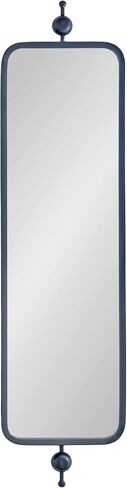 Kate and Laurel Kasota Mirt Traditional Slim Panel Gall Mirror ، 9 × 36 ، الأزرق البحري ، مرآة طويلة الطول لاستخدامها كدخول متعدد الاستخدامات أو جدار غرفة نوم in Saudi Arabia