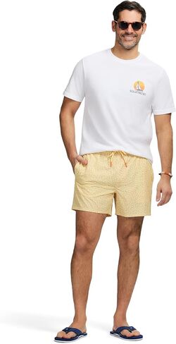 IZOD Men's Swim Trunks with Comfort Liner Saltwater Performance Upf50 Stretch Swimsuit 4" Inseam in Saudi Arabia