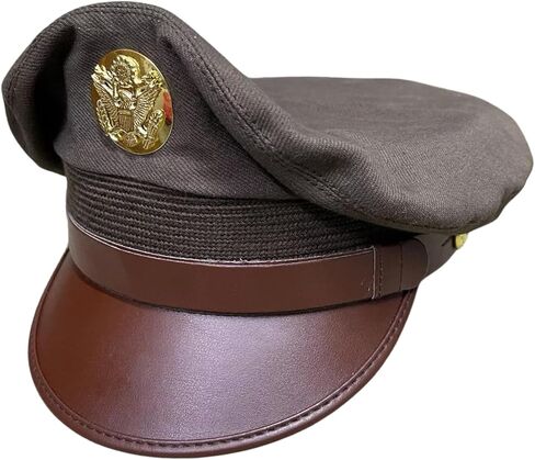 كاب خدمة ضباط الجيش الأمريكي ، AGSU Green مع شارة Gold Eagle ، أغطية رأس موحدة عسكرية in Kuwait