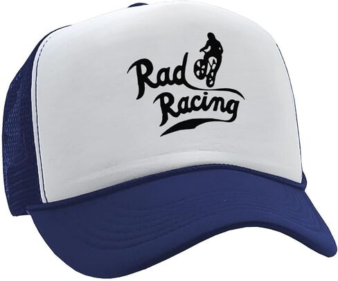 The Goozler Rad Racing Vintage Retro Classic Adjustable Unisex Trucker Hat Movie TV 80s 90s BMX Bicycle Biking Outdoors Cap in Saudi Arabia
