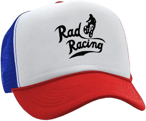 The Goozler Rad Racing Vintage Retro Classic Adjustable Unisex Trucker Hat Movie TV 80s 90s BMX Bicycle Biking Outdoors Cap in Saudi Arabia