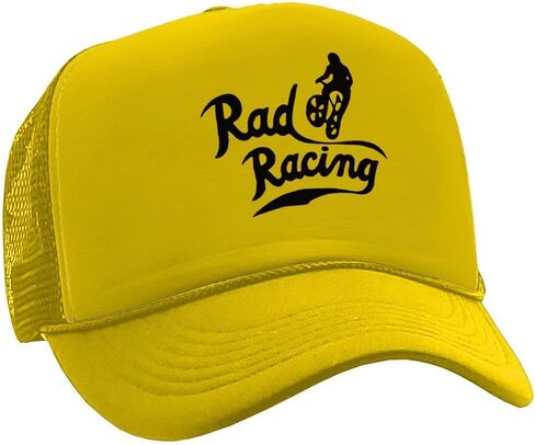 The Goozler Rad Racing Vintage Retro Classic Adjustable Unisex Trucker Hat Movie TV 80s 90s BMX Bicycle Biking Outdoors Cap in Saudi Arabia