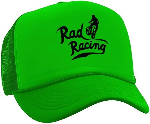 The Goozler Rad Racing Vintage Retro Classic Adjustable Unisex Trucker Hat Movie TV 80s 90s BMX Bicycle Biking Outdoors Cap in Saudi Arabia