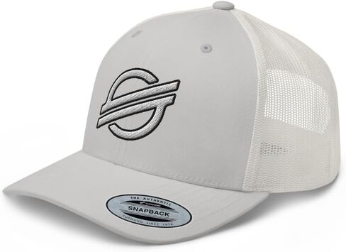 NX1 XML Stellar Crypto Logo Embroidered Curved Bill Trucker Hat Mid Crown Adjustable Stellar Lumens Cap in Saudi Arabia